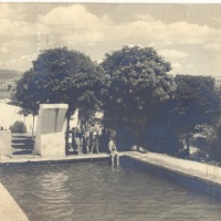 La antigua piscina municipal de Elciego