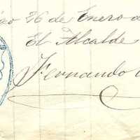 1846.- El sello de tinta más antiguo que conocemos del Ayuntamiento de Elciego