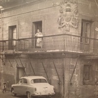 La "Casa de los Hierros" en la década de 1950